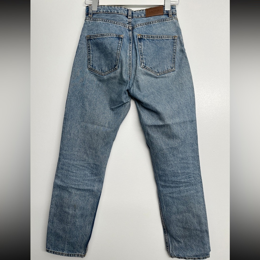 Monki Classic Straight-Leg Men's Jeans - Blue View 2